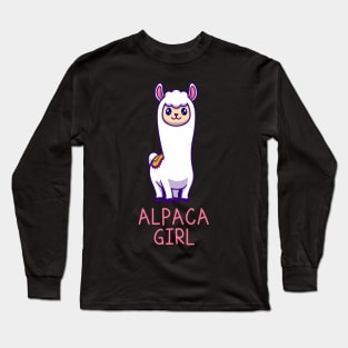 Alpaca Girl Long Sleeve T-Shirt